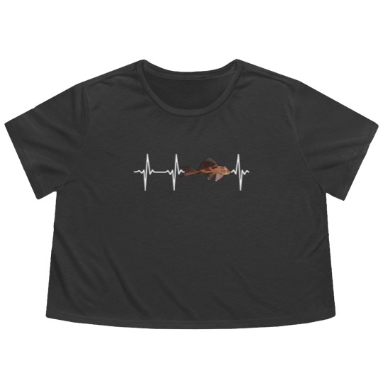 Discover Plecostomus Heartbeat Flowy Cropped Tees