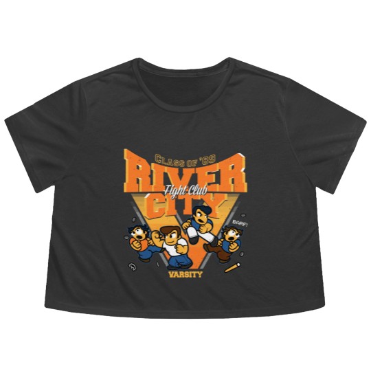 Discover River City Fight Club - River City Ransom - Flowy Cropped Tees