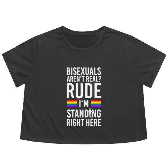 Discover LGBT Flowy Cropped Tees