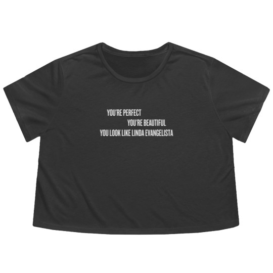Discover you look like linda evangelista - Rupauls Drag Race - Flowy Cropped Tees