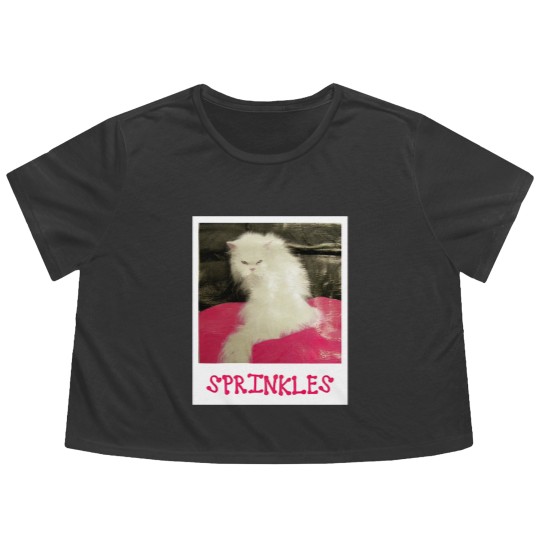 Discover Sprinkles the Cat - The Office - Flowy Cropped Tees