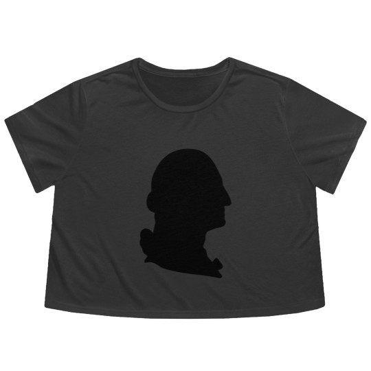 Discover George Washington silhouette Flowy Cropped Tees
