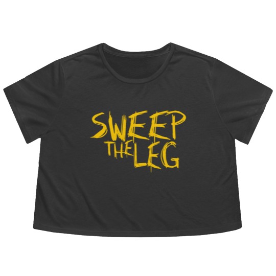 Discover Sweep the leg Flowy Cropped Tees