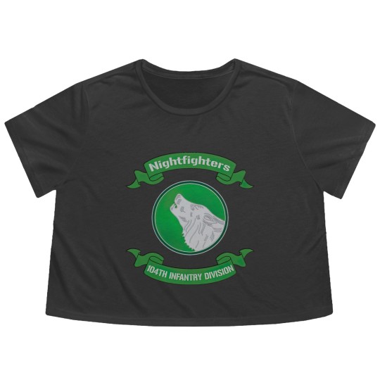 Discover 104th Infantry Division (104th ID) Flowy Cropped Tees
