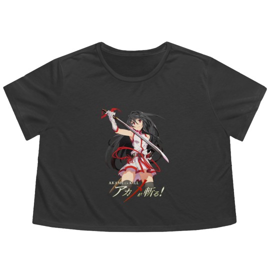 Discover akame sword strike pose - Anime - Flowy Cropped Tees