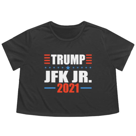 Discover T.r.u.m.p JFK Jr. 2021 Vote For T.r.u.m.p Desantis 2024 Election Flowy Cropped Tees