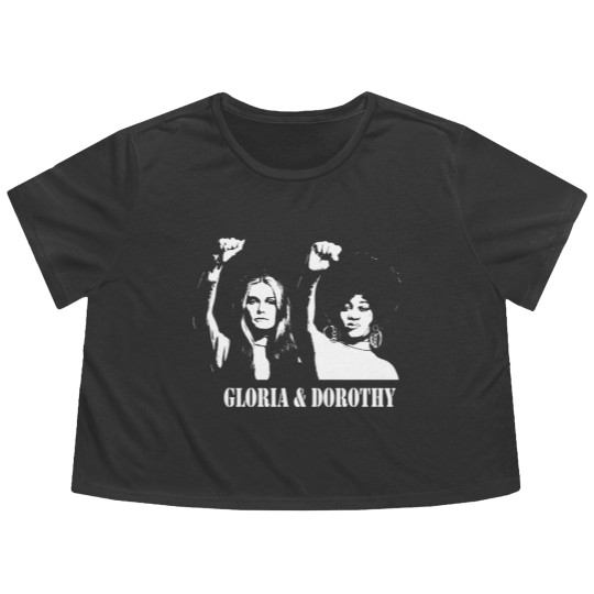 Discover GLORIA & DOROTHY Stencil - Feminism - Flowy Cropped Tees