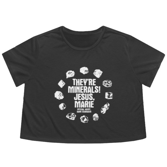 Discover THEY'RE MINERALS! JESUS, MARIE Flowy Cropped Tees