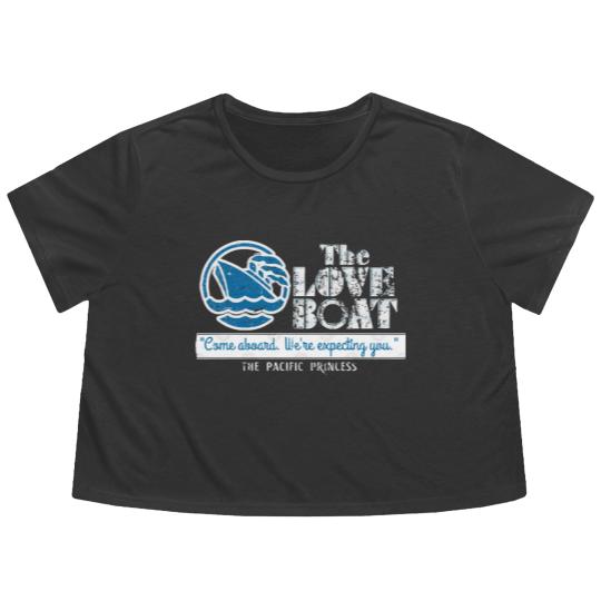 Discover The Love Boat, distressed - The Love Boat - Flowy Cropped Tees