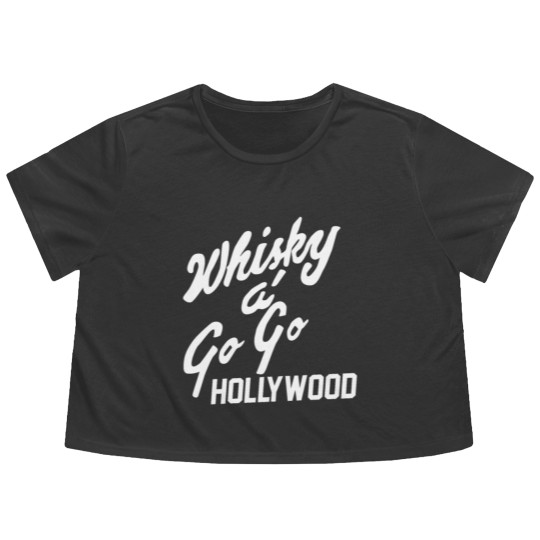 Discover Whiskey A Go Go Flowy Cropped Tees | Vintage Hollywood Flowy Cropped Tees Flowy Cropped Tees