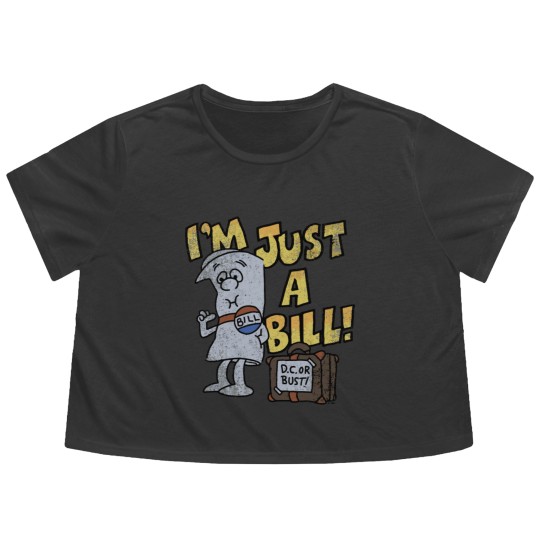 Discover Schoolhouse Rock I'M Just A Bill Flowy Cropped Tees