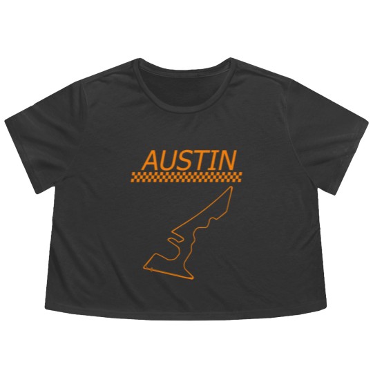 Discover Race Track In Austin Car Racing Circuit Fan Gift T Flowy Cropped Tees