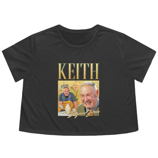 Discover Keith Brymer Jones Homage Flowy Cropped Tees Flowy Cropped Tees Top Pottery Funny Icon Gift Throw British TV