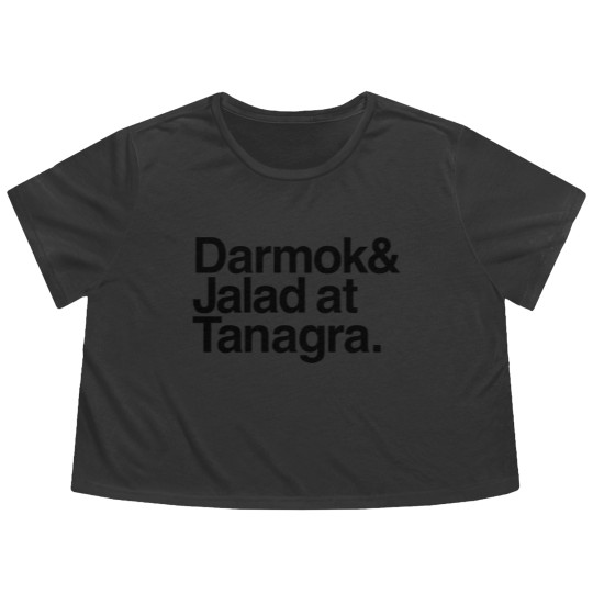 Discover Darmok and Jalad at Tanagra. - startrek2020 Tng - Flowy Cropped Tees