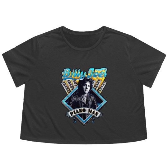 Discover Billy Joel Billy Joel Flowy Cropped Tees