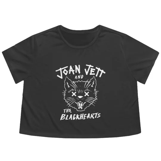 Discover Joan Jett Flowy Cropped Tees