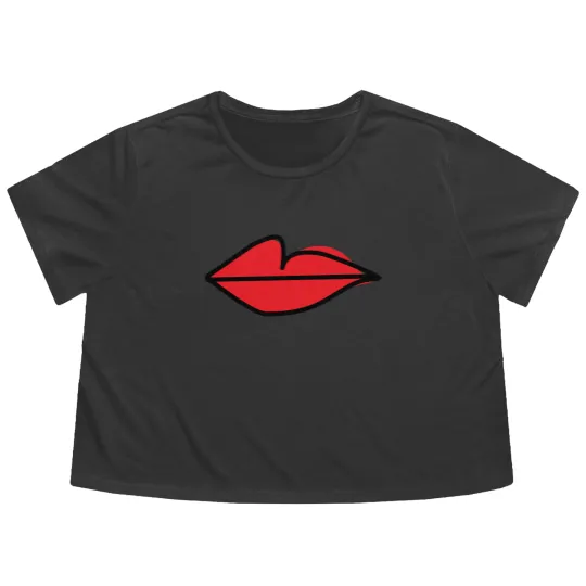 Discover Red Lips As Seen On Villanelle - Killing Eve S2 - Killing Eve - Flowy Cropped Tees