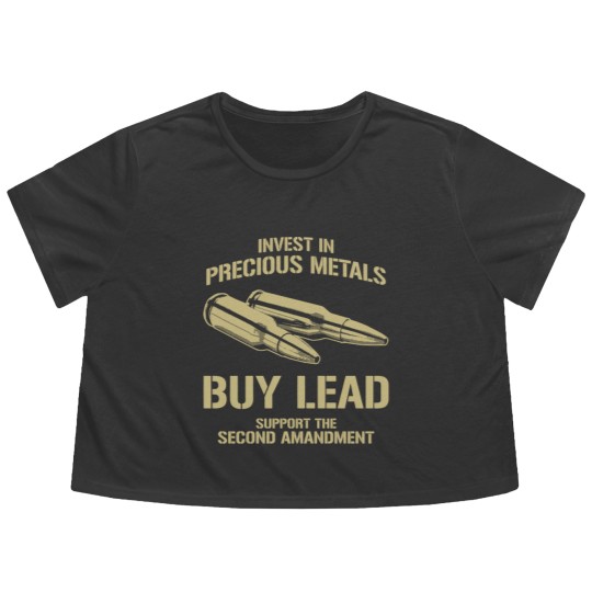 Discover Gun Control Precious Metals - Gun Control - Flowy Cropped Tees