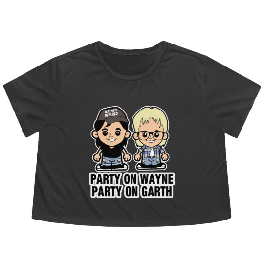 Discover Lil Wayne and Garth - Waynes World - Flowy Cropped Tees
