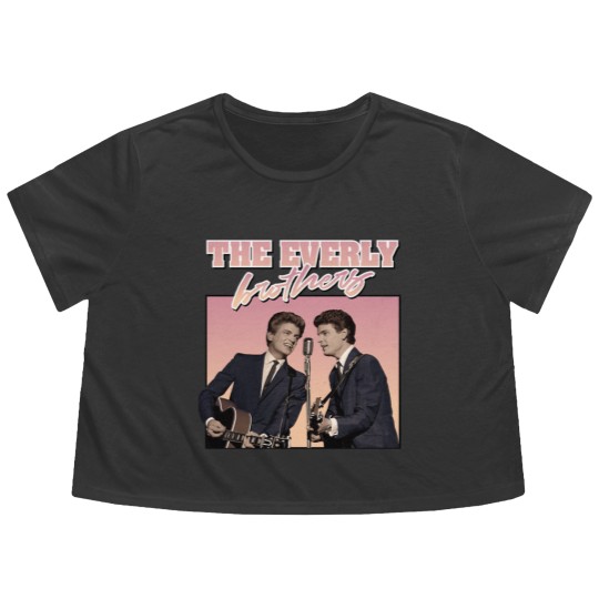 Discover The Everly Brothers Vintage - Everly Brothers - Flowy Cropped Tees