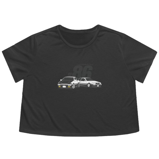 Discover Toyota AE86 - CarCorner - Toyota - Flowy Cropped Tees
