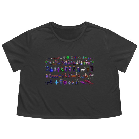 Discover Quest for Glory - Hero's Friends and Foes - Quest For Glory - Flowy Cropped Tees