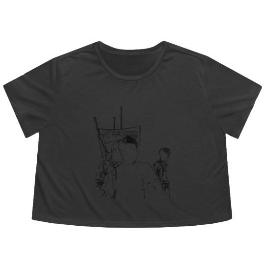Discover Rooftop Koreans - Korean - Flowy Cropped Tees