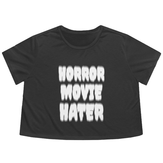 Discover Horror Movie Hater Flowy Cropped Tees