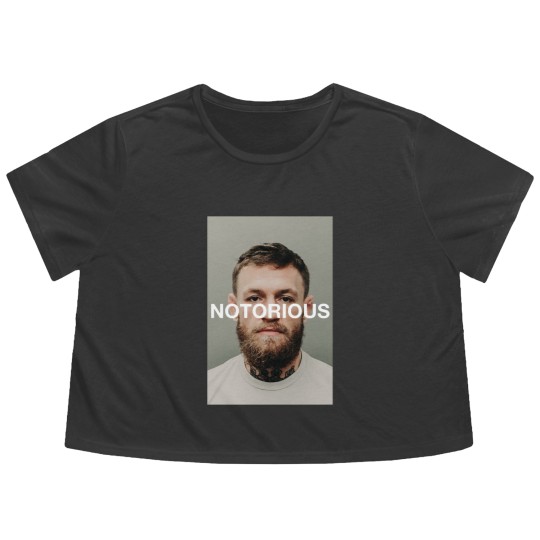 Discover Connor McGregor Mugshot Notorious - Connor Mcgregor Mugshot - Flowy Cropped Tees