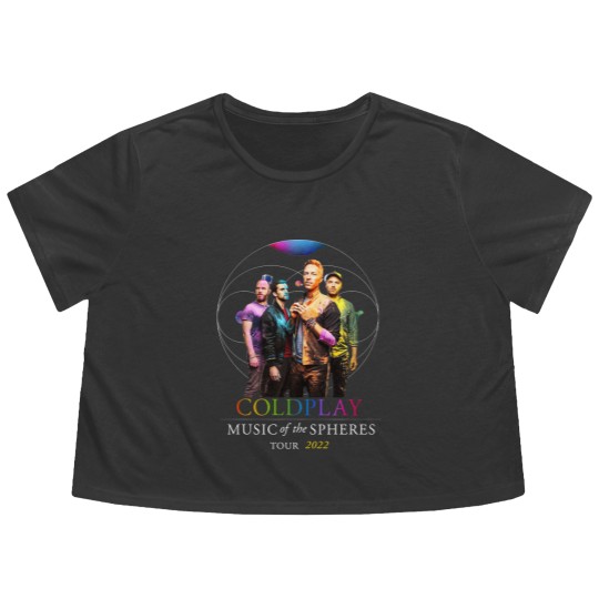 Discover Hot 2022!!! Coldplay Music of The Spheres Flowy Cropped Tees, Coldplay Tour 2022 Flowy Cropped Tees, Coldplay Tour Flowy Cropped Tees, Coldplay Flowy Cropped Tees