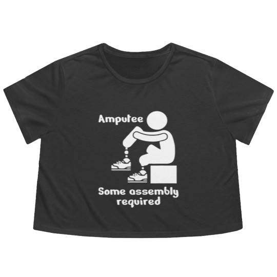 Discover Amputee Some Assembly Required Flowy Cropped Tees
