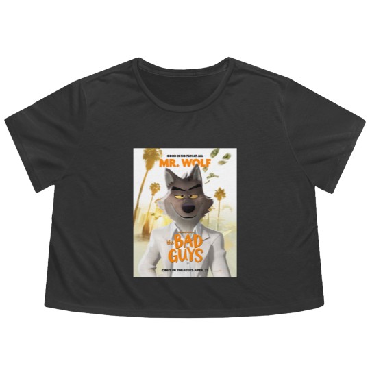 Discover Mr Wolf Bad Guys Classic Flowy Cropped Tees