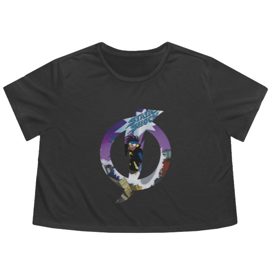 Discover Static Shock Logo - Static Shock - Flowy Cropped Tees