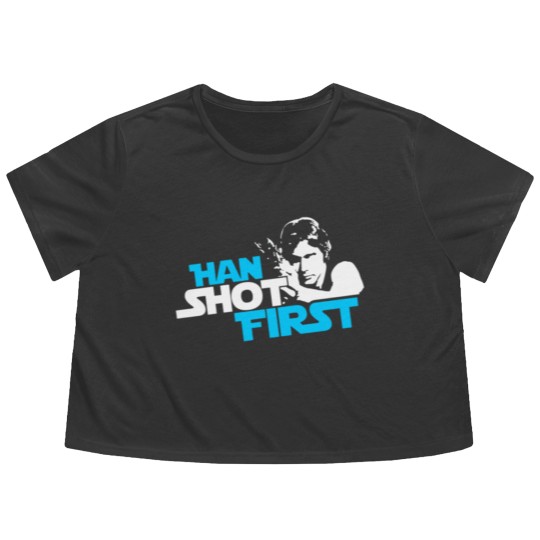 Discover Han Shot First Flowy Cropped Tees