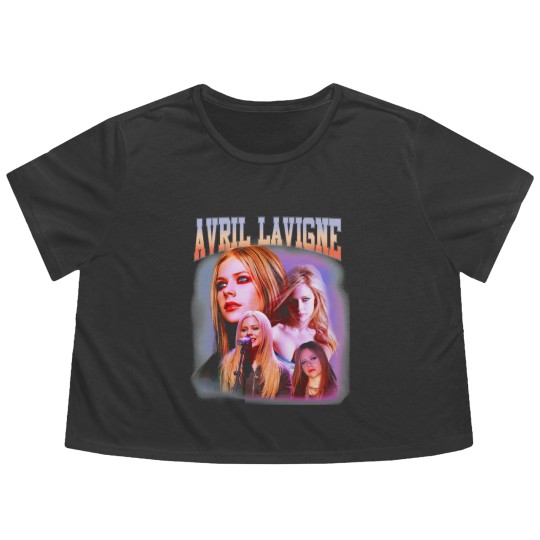 Discover Vintage 90s Avril Lavigne Flowy Cropped Tees