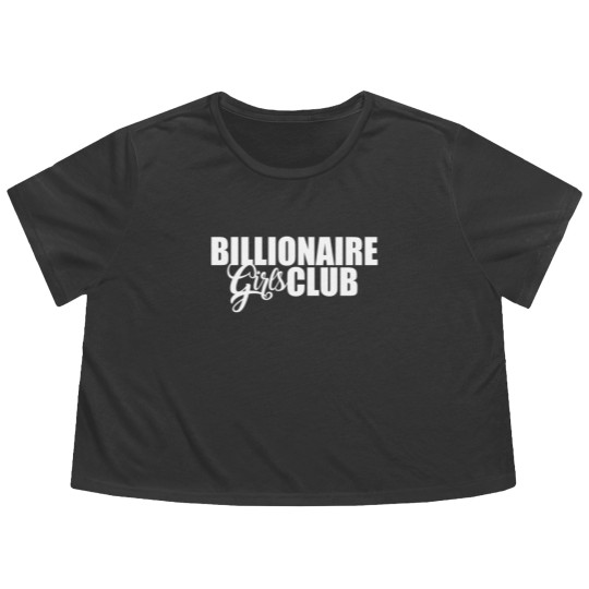 Discover #1 BILLIONAIRE GIRLS CLUB Flowy Cropped Tees