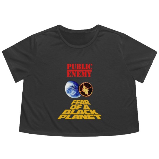 Discover Public Enemy Fear Of A Black Planet Flowy Cropped Tees