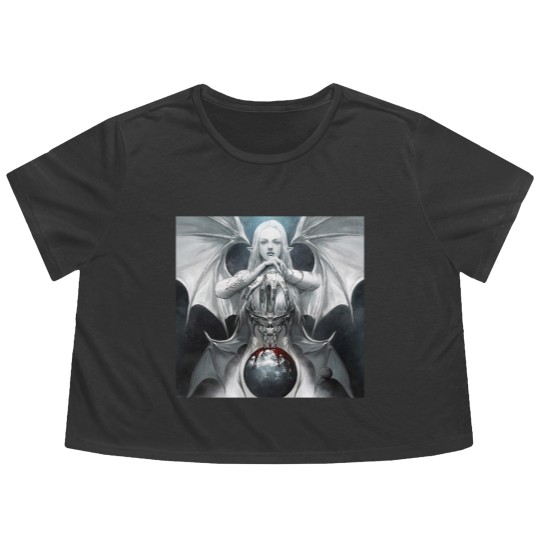 Discover Grimes Original Miss Anthropocene Cover Premium Flowy Cropped Tees