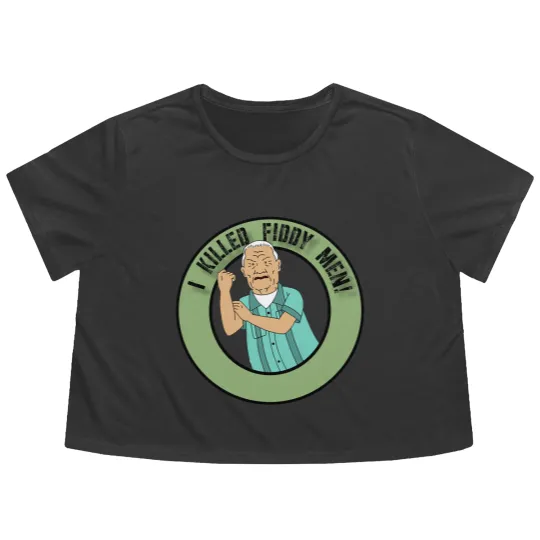 Discover Cotton Hill Battle Cry - King Of The Hill - Flowy Cropped Tees