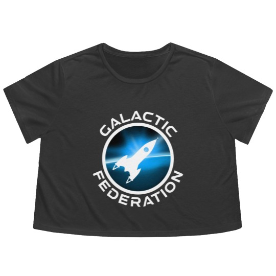 Discover Galactic Federation Logo - Galactic Federation - Flowy Cropped Tees