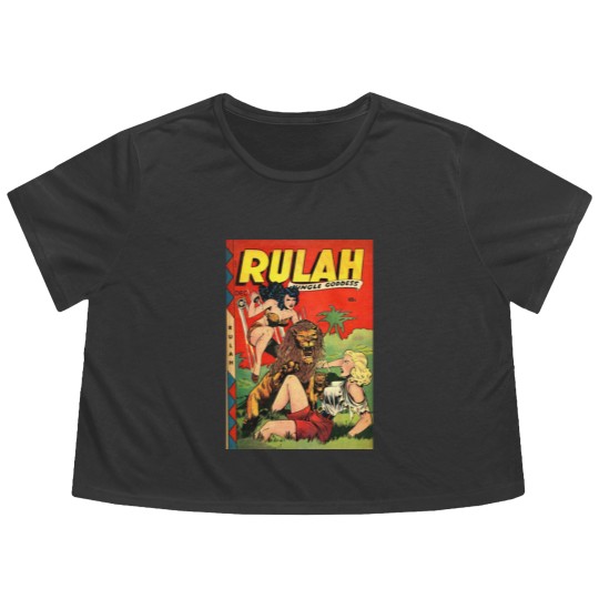 Discover Rulah Jungle Goddess Comic Cover - Comics - Flowy Cropped Tees