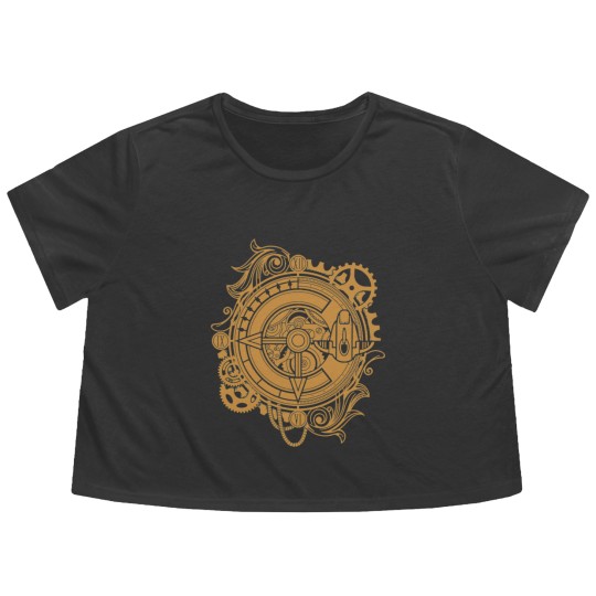 Discover Chrono Trigger Clock Epoch - Chrono Trigger - Flowy Cropped Tees