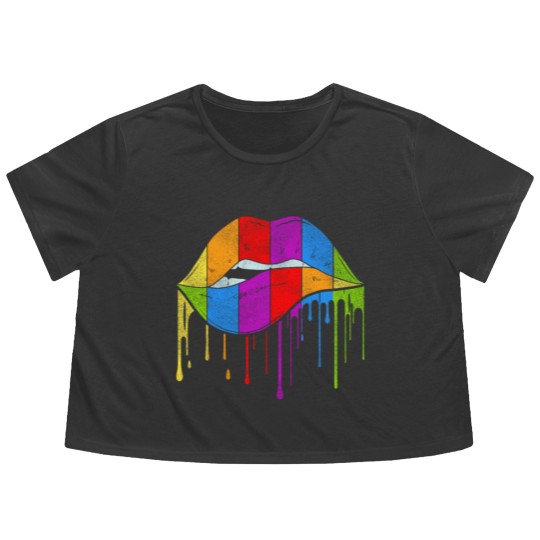 Discover LGBT Flowy Cropped Tees