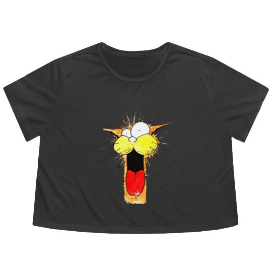 Discover Ack! - Bill The Cat - Flowy Cropped Tees