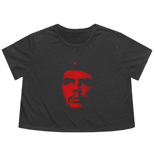 Discover Che Guevara By Circles - Che Guevara By Circles Lines Iconic - Flowy Cropped Tees