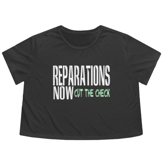 Discover REPARATIONS NOW Flowy Cropped Tees