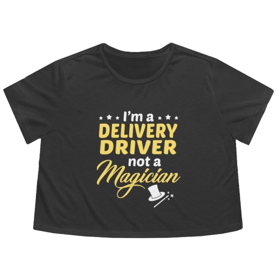 Discover Delivery Driver Flowy Cropped Tees