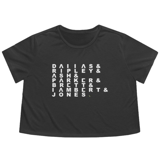 Discover The Crew of the Nostromo: Experimental Jetset style - Alien Movie - Flowy Cropped Tees