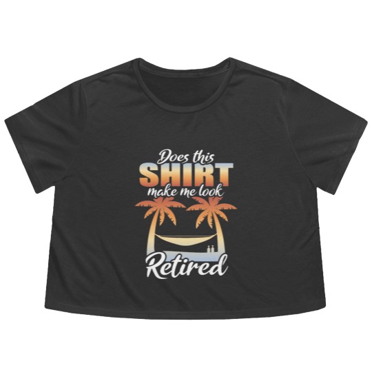 Discover Does This Flowy Cropped Tees Make Me Look Retired Pension Calm Flowy Cropped Tees