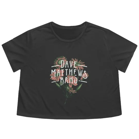Discover Dave Matthews Band Flowers Flowy Cropped Tees
